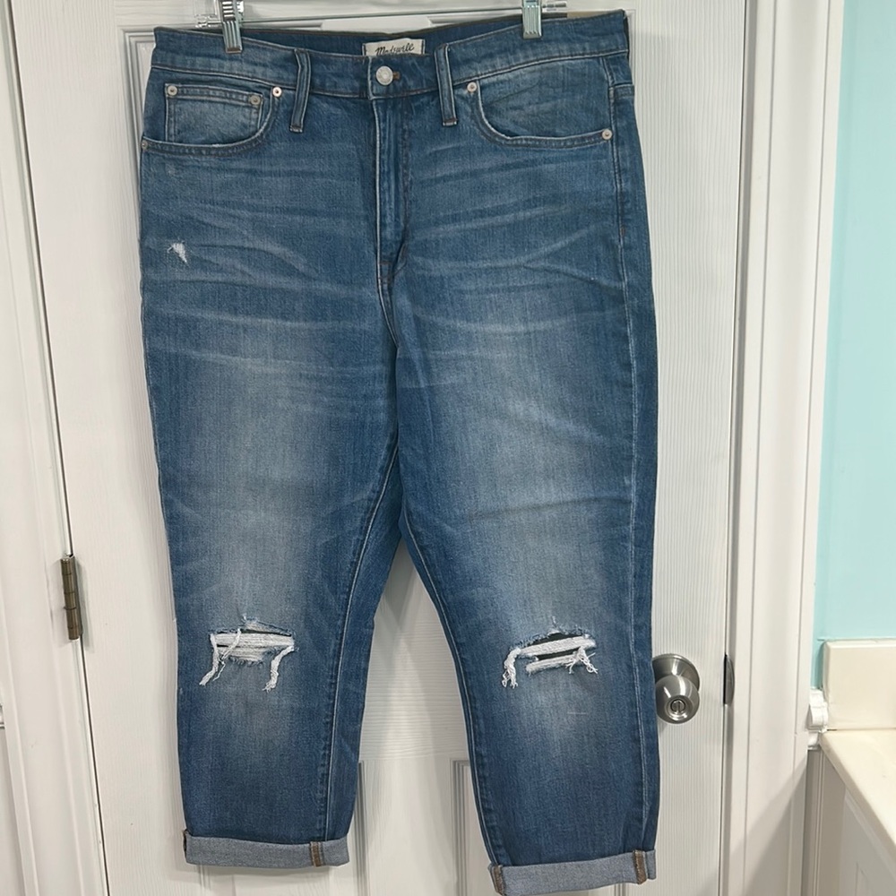 NWT Madewell High-Rise Slim Boyfriend Jeans Size 32